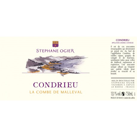 Domaine Stephane Ogier Condrieu "La Combe de Malleval" dry white 2022