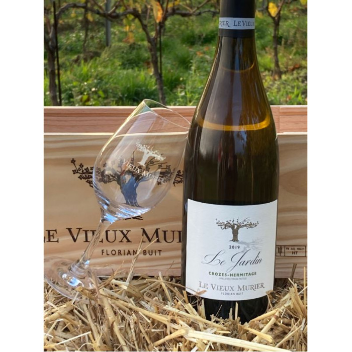 Le Vieux Murier Crozes Hermitage "Le Jardin" blanc sec 2022 bouteille