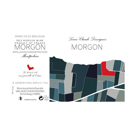 Domaine Louis-Claude Desvignes Morgon Montpelain rouge 2022 bouteille 2
