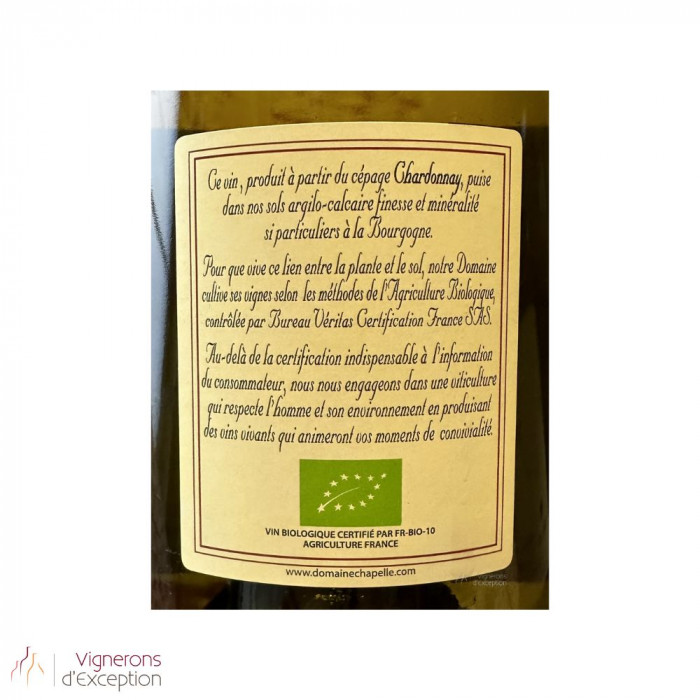 Domaine Chapelle Santenay dry white 1er cru "Les gravieres" 2018