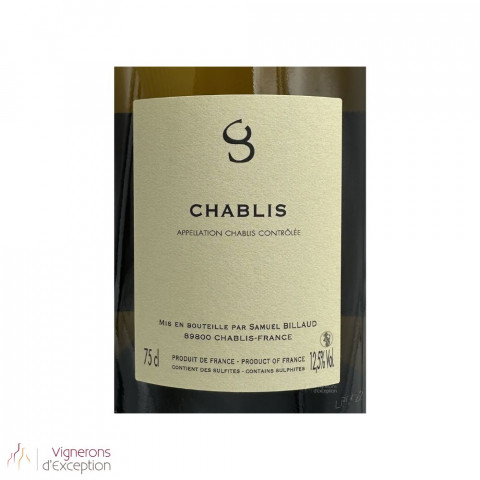 Domaine Samuel Billaud Chablis "Grands Terroirs" dry white 2021 2