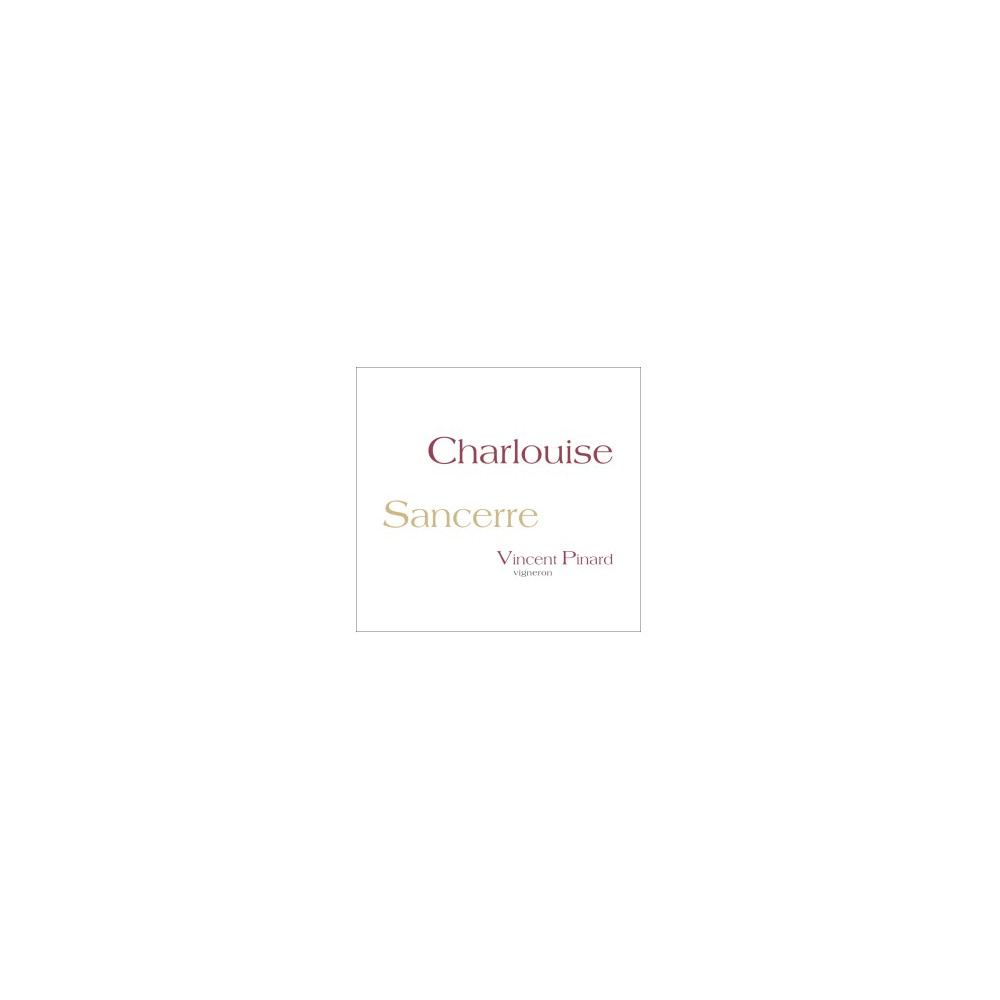 Vincent Pinard Sancerre "Charlouise" rouge 2020 étiquette