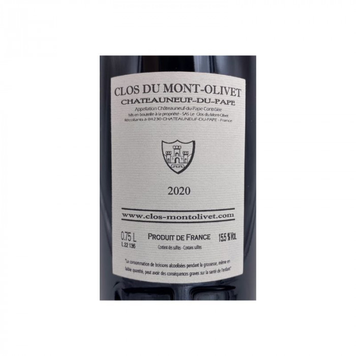 Clos du Mont-Olivet Châteauneuf-du-Pape rouge 2020