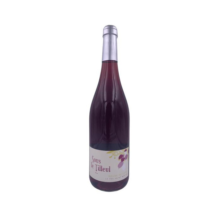 Domaine Le Pas Saint Martin "sous le tilleul" (grolleau) rouge 2023 bouteille