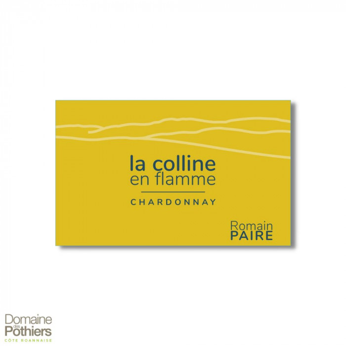 R. Paire (Pothiers) VdF "Colline en flammes" blanc sec 2023 etiquette