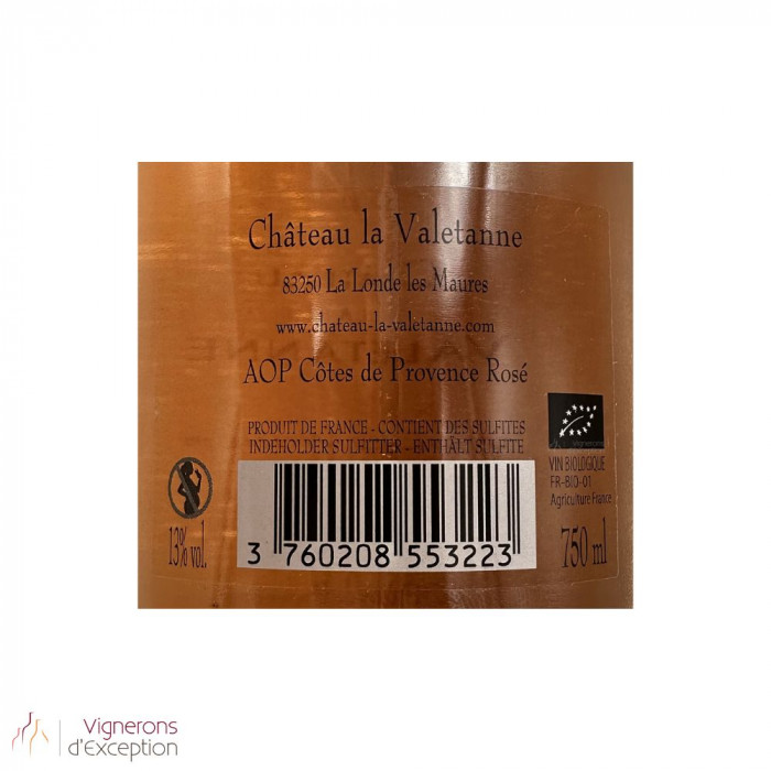 Château La Valetanne Côtes de Provence "Vieilles Vignes" rosé 2023
