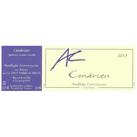 Domaine Aurélien Chatagnier Condrieu blanc sec 2013 (75 cl)