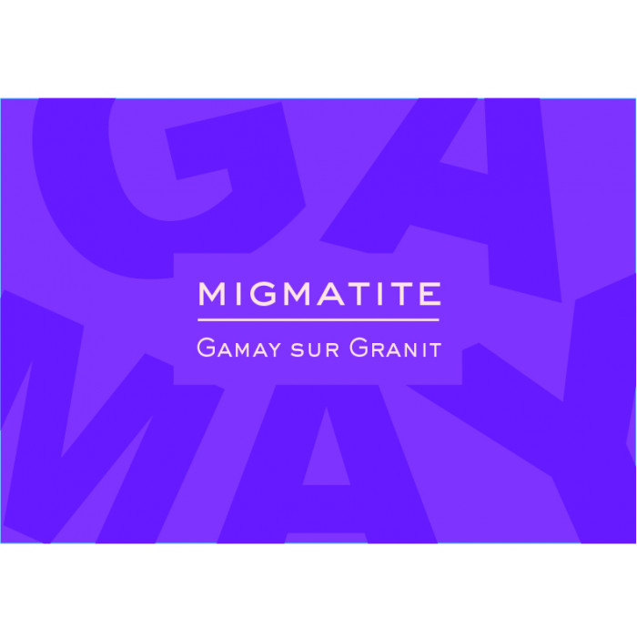 Les Vins de la Madone Cotes du Forez migmatite rouge 2023 etiquette