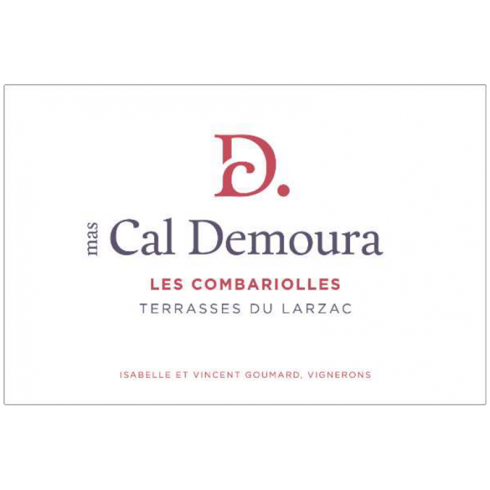 Mas Cal Demoura Terrasses du Larzac "Les Combariolles" rouge 2022 etiquette