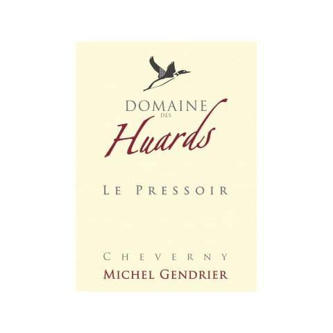 Domaine des Huards Cheverny "Le Pressoir" rouge 2020 etiquette