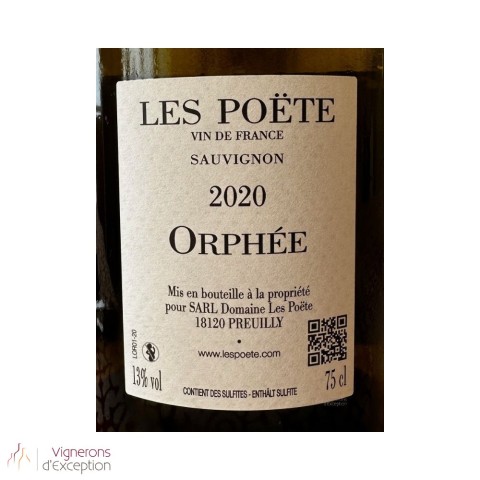 Domaine Les Poëte "Orphée" (sauvignon) dry white 2020 2