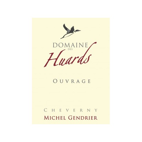 Domaine des Huards Cheverny "Ouvrage" rouge 2018 etiquette