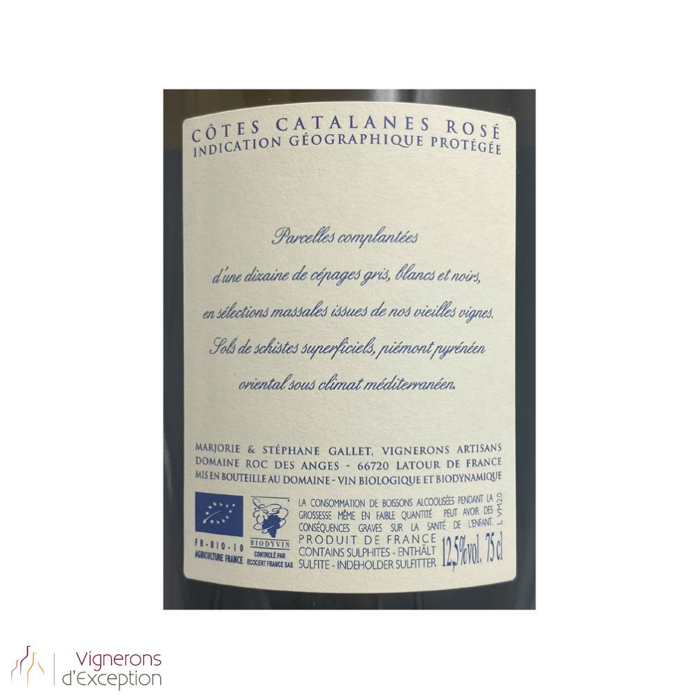 Le Roc des Anges "Les Vignes Métissées" blanc-rosé 2022