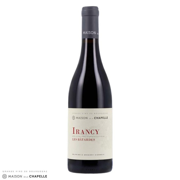 Maison de la Chapelle Irancy "Les Bâtardes" red 2022 Maison de la Chapelle Irancy "Les Bâtardes" red 2022