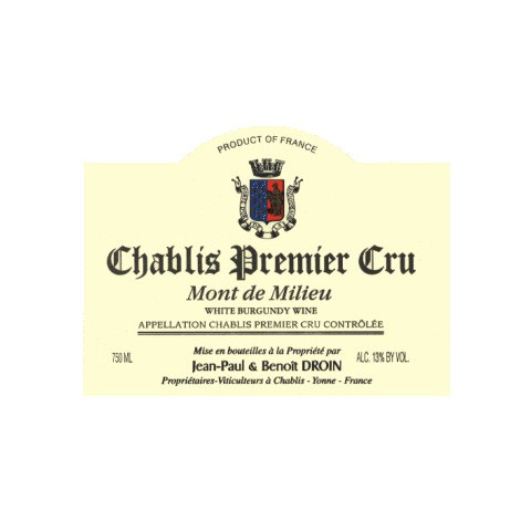 Domaine Droin Chablis 1er Cru Mont de Milieu 2022 bouteille 2