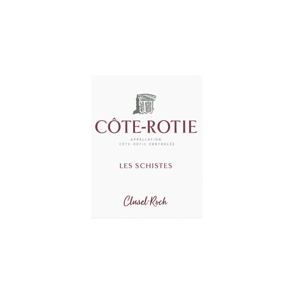 Domaine Clusel-Roch Cote-Rotie "Les Schistes" rouge 2022 etiquette