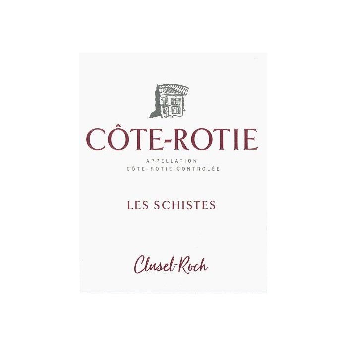 Domaine Clusel-Roch Cote-Rotie "Les Schistes" rouge 2022 etiquette