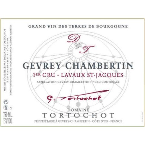 Domaine Tortochot Gevrey Chambertin 1er Cru "Lavaux Saint Jacques" red 2022 2