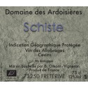 Domaine des Ardoisières "Schiste" blanc sec 2023 etiquette
