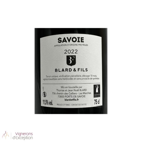 Domaine Blard Savoie "Lébraz" (jacquère) blanc sec 2022 2