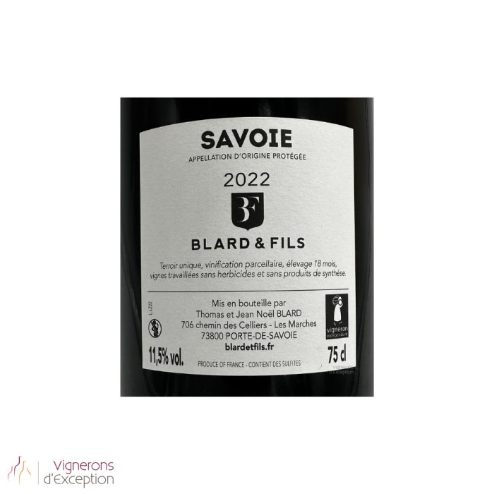 Domaine Blard Savoie "Lébraz" (jacquère) dry white 2022