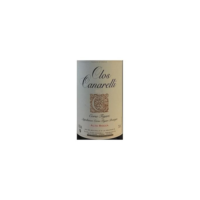 Clos Canarelli "Alta Rocca" rouge 2020 etiquette