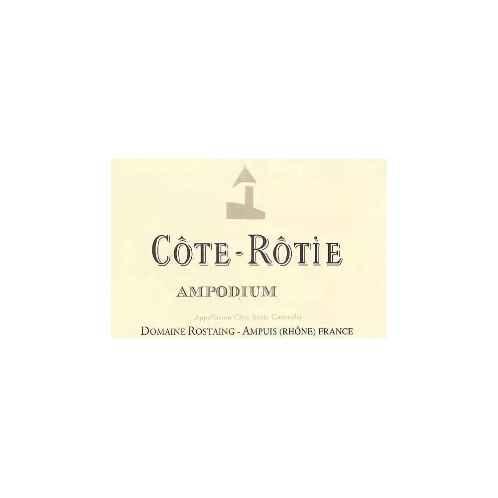 Domaine Rostaing Côte-Rôtie "Ampodium" rouge 2022 etiquette Domaine Rostaing Côte-Rôtie "Ampodium" rouge 2022 etiquette
