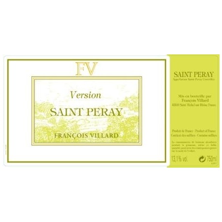 Domaine François Villard Saint-Peray "Version" dry white 2014
