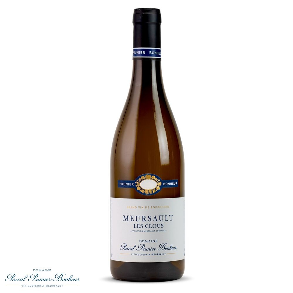 Domaine Prunier-Bonheur Meursault "Les Clous" blanc sec 2019 (3 bouteilles) Domaine Prunier-Bonheur Meursault "Les Clous" blanc sec 2019 (3 bouteilles)