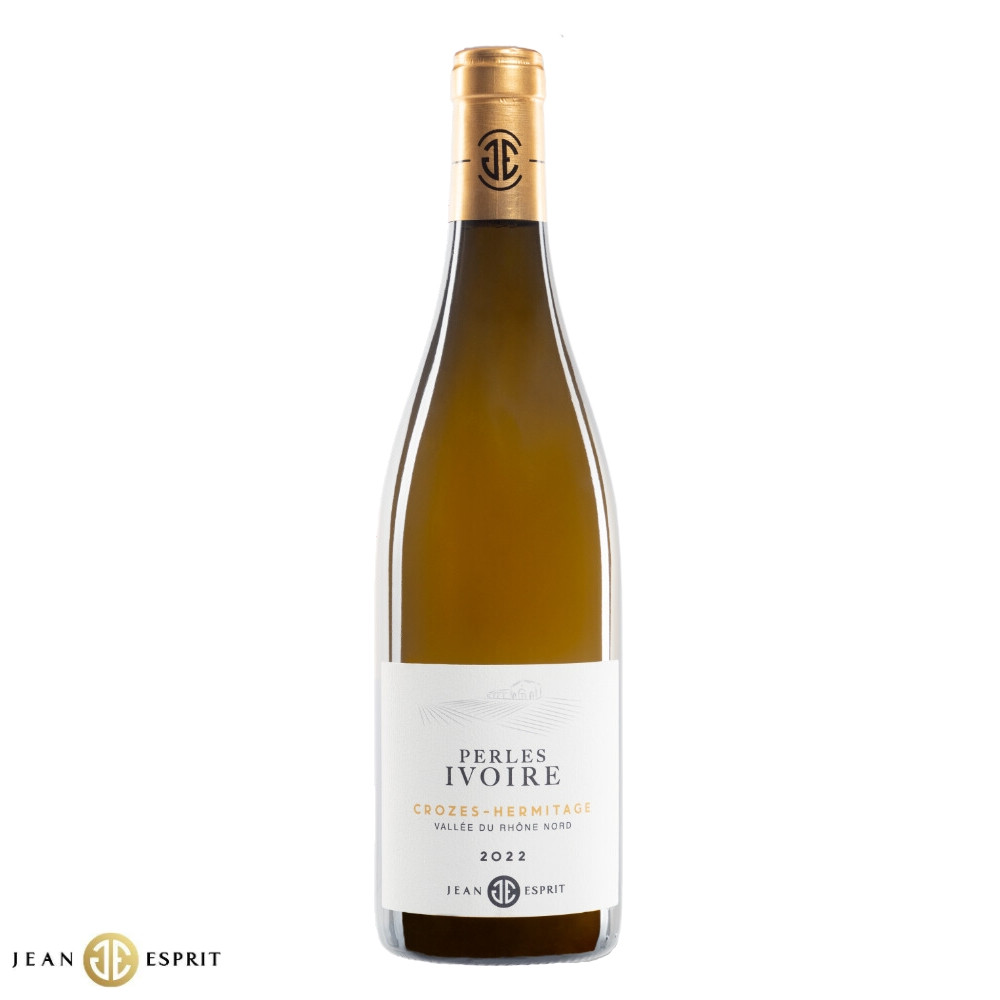 Domaine Jean Esprit Crozes Hermitage "Perles Ivoire" blanc sec 2023 bouteille Domaine Jean Esprit Crozes Hermitage "Perles Ivoire" blanc sec 2023 bouteille
