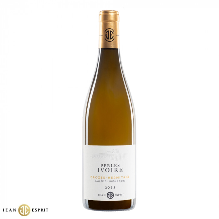 Domaine Jean Esprit Crozes Hermitage "Perles Ivoire" blanc sec 2023 bouteille Domaine Jean Esprit Crozes Hermitage "Perles Ivoire" blanc sec 2023 bouteille