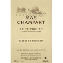 Mas Champart Saint-Chinian Causse du Bousquet rouge 2013 etiquette