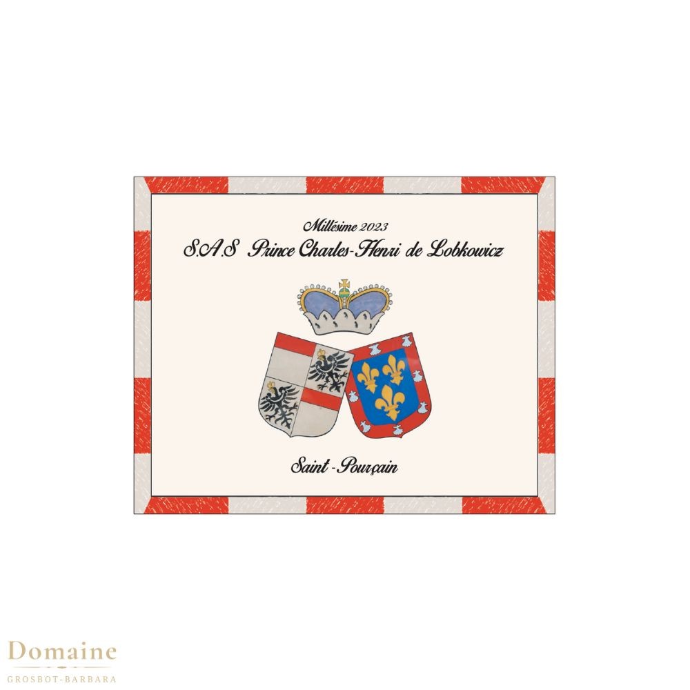 Domaine Grosbot-Barbara Saint-Pourçain "S.A.S. Prince Charles-Henri de LOBKOWICZ" dry white 2023