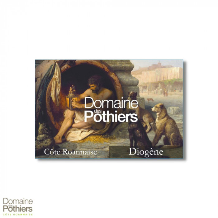 Domaine des Pothiers Côte Roannaise "Diogène" rouge 2022 etiquette