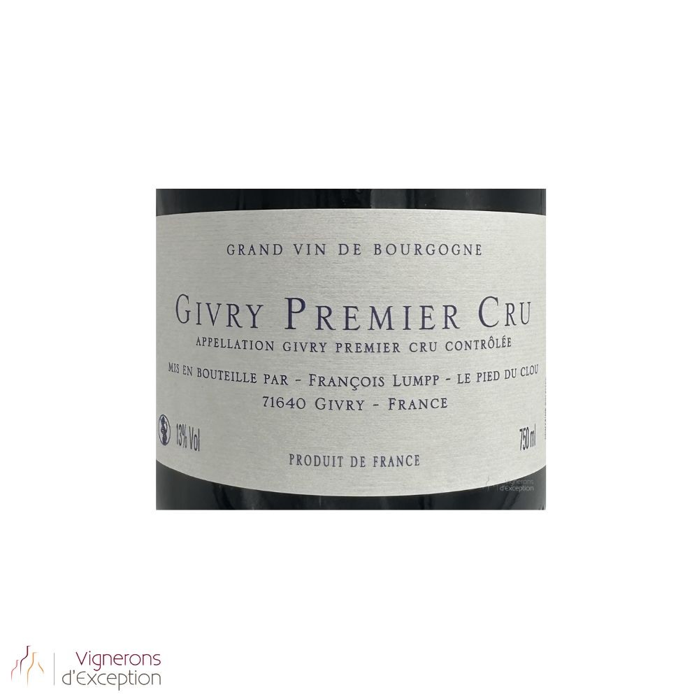 Domaine François Lumpp Givry 1er Cru "Clos du Cras Long" rouge 2022 (3 bouteilles) contre