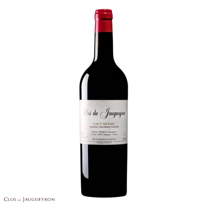 Clos du Jaugueyron Haut-Médoc red 2020 Clos du Jaugueyron Haut-Médoc red 2020