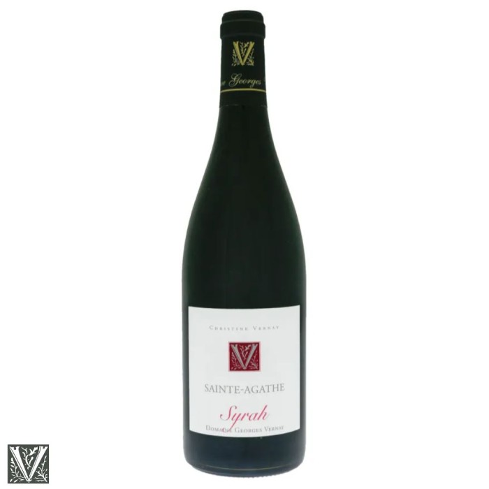 Domaine Georges Vernay IGP "Sainte Agathe" rouge 2022
