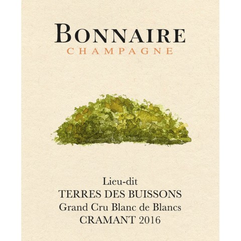 Champagne Bonnaire Grand Cru Blanc de Blancs "Terres des Buissons" Cramant 2016 2