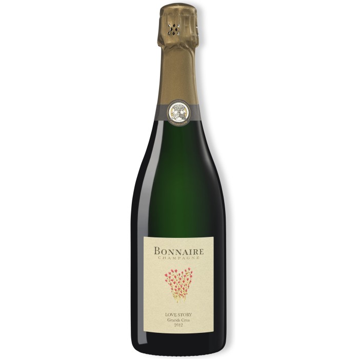 Champagne Bonnaire "Love Story" Grands Crus 2012 bouteille