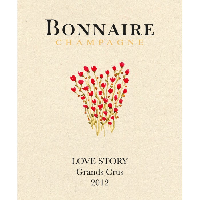 Champagne Bonnaire "Love Story" Grands Crus 2012