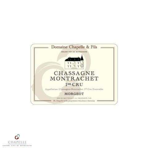 Domaine Chapelle Chassagne-Montrachet 1er Cru "Morgeot" rouge 2023 MAGNUM etiquette