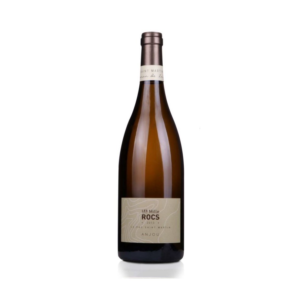 Domaine Le Pas Saint Martin Anjou "Les mille rocs" blanc sec 2018 bouteille Domaine Le Pas Saint Martin Anjou "Les mille rocs" blanc sec 2018 bouteille