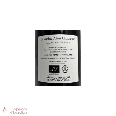 Domaine Alain Chabanon "Petit Merle aux alouettes" rouge 2022 2