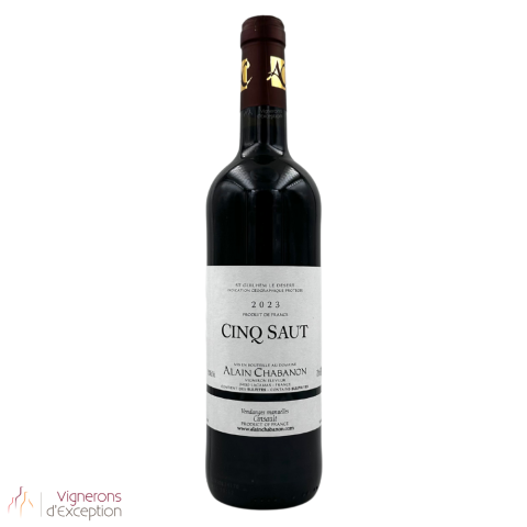 Domaine Alain Chabanon IGP "Cinq Saut" rouge 2023