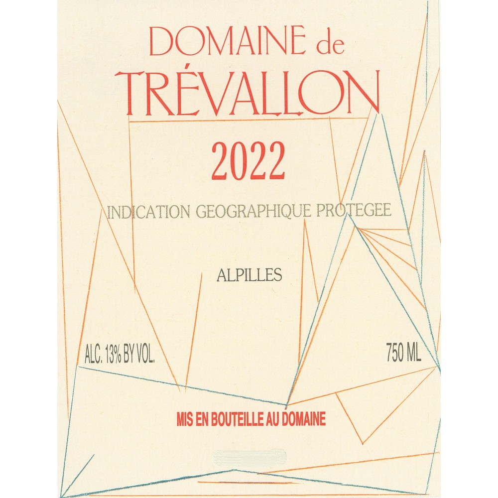Domaine de Trevallon red 2022 Domaine de Trevallon red 2022