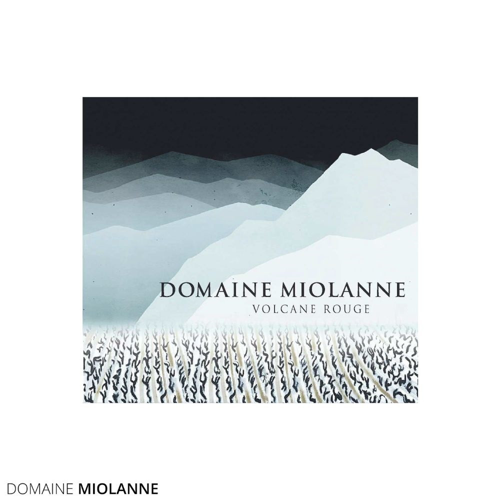 Domaine Miolanne Côtes d'Auvergne "Volcane" rouge 2024 etiquette
