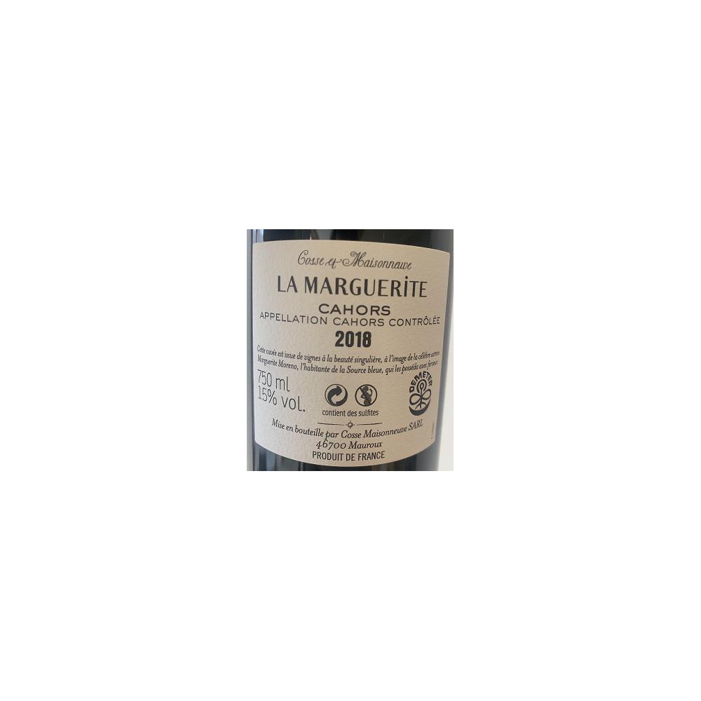 Domaine Cosse-Maisonneuve Cahors "La Marguerite" red 2018 (3 bottles)