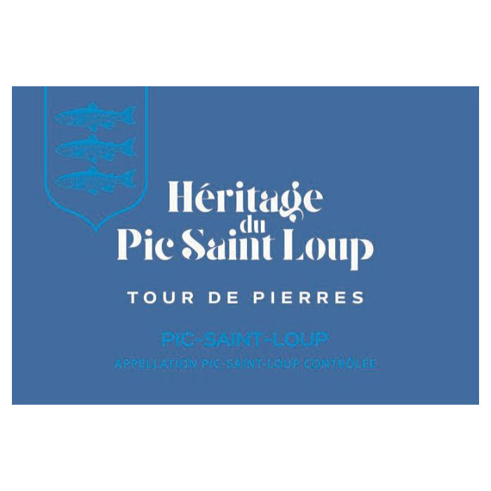 Héritage du Pic Saint-Loup "Tour de Pierres" Rouge 2023 etiquette