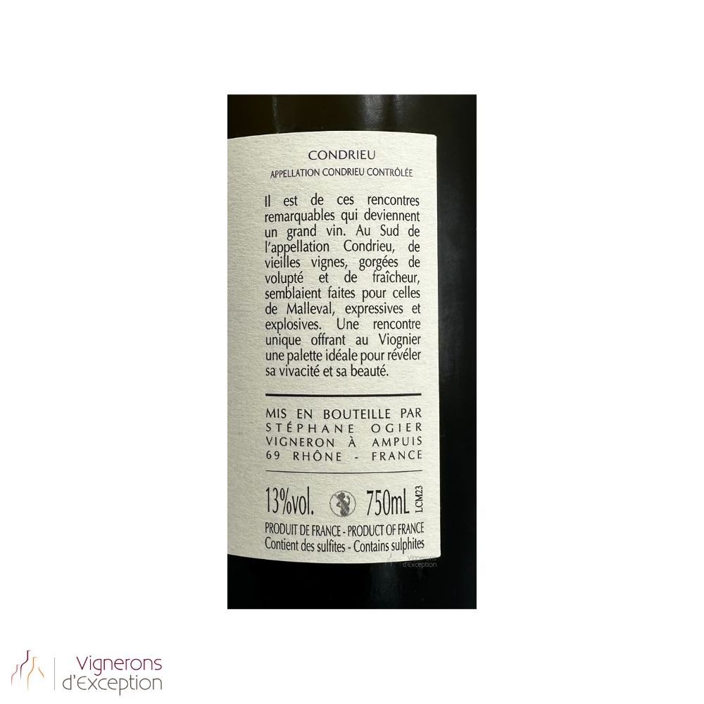 Domaine Stephane Ogier Condrieu "La Combe de Malleval" dry white 2023
