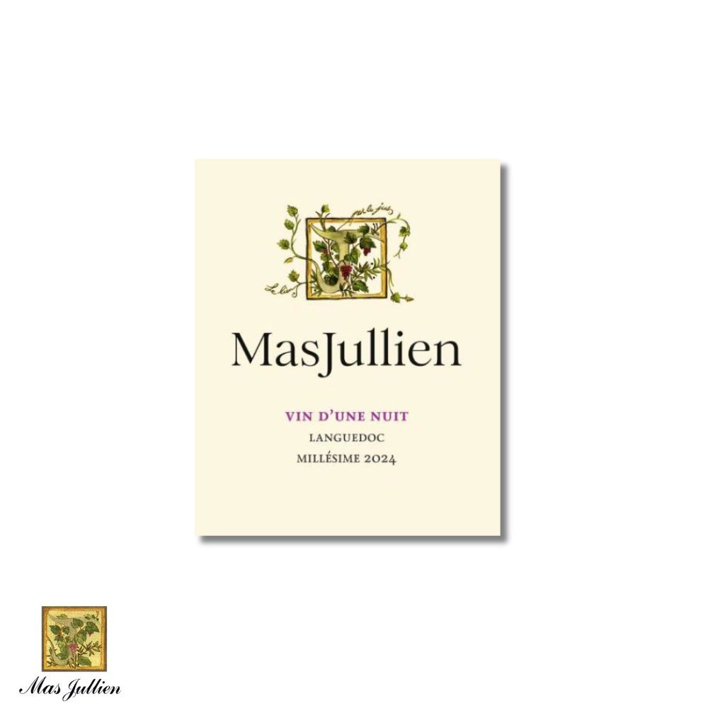 Mas Jullien "Vin d'une nuit" rosé 2024 Mas Jullien "Vin d'une nuit" rosé 2024